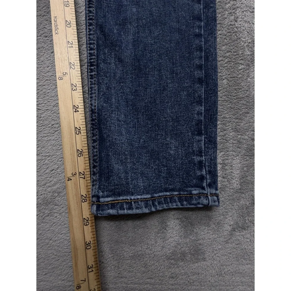 Levi's 511 Slim Fit Jeans Mens Measured 30x29 Blue Stretch Medium Wash Zip Fly‎